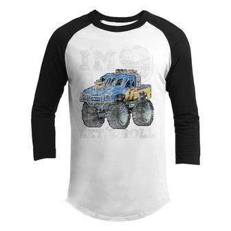 Kids 9 Year Old Gifts 9Th Birthday Boy Toddler Monster Truck Youth Raglan Shirt - Thegiftio UK
