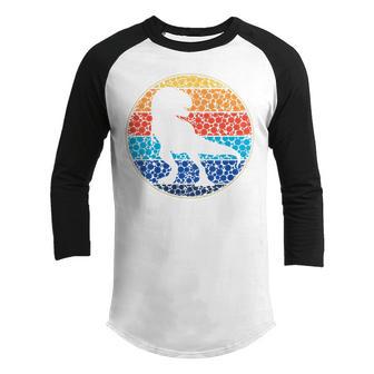 Kids Kids Polka Dot T Rex Dinosaur International Dot Day Boys Youth Raglan Shirt - Thegiftio UK