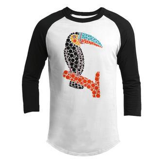 Kids Polka Dot Day Toucan Bird International Dot Day Kids Youth Raglan Shirt - Thegiftio UK