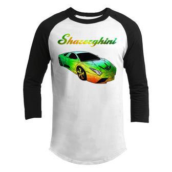 Kids Sharerghini Sharerghini Merch For Kids Youth Raglan Shirt - Thegiftio UK