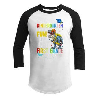 Kids So Long Kindergarten Graduation Class 2022 Dinosaur Kids Youth Raglan Shirt - Thegiftio UK
