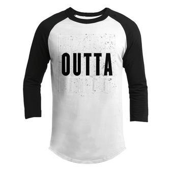 Kids Straight Outta Timeout Toddler Childs Youth T Youth Raglan Shirt - Thegiftio UK