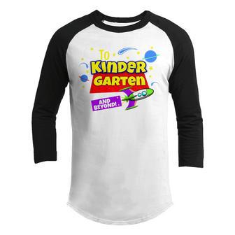 Kids To Infinity And Beyond Back To School Kindergarten Boys Girl Youth Raglan Shirt - Thegiftio UK