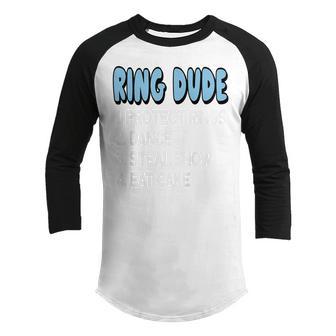 Kids Yep Im The Ring Dude Bearer Proposal Kids Cute Boys Toddler Youth Raglan Shirt - Thegiftio UK