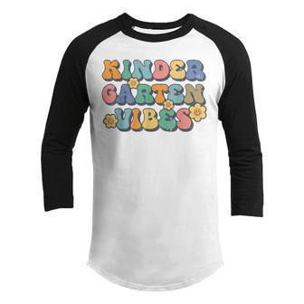 Kindergarten Vibes First Day Back To School Teacher Students V3 Youth Raglan Shirt - Thegiftio UK