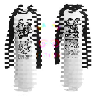 Little Miss First Grade Girls Back To School 1St Grade Youth Raglan Shirt - Thegiftio