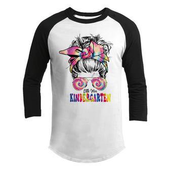 Little Miss Kindergarten Girls Back To School V2 Youth Raglan Shirt - Thegiftio UK