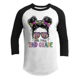 Little Miss Second Grade Back To School 2Nd Grade Girl V2 Youth Raglan Shirt - Thegiftio UK