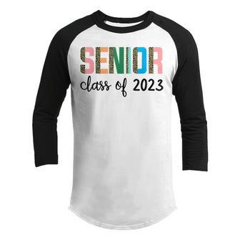 My Last First Day Senior Class Of 2023 Back To School 2023 V4 Youth Raglan Shirt - Thegiftio UK