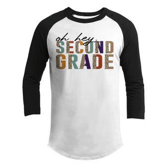 Oh Hey Second Grade Squad Back To School 2022 Youth Raglan Shirt - Thegiftio UK