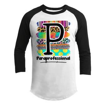 Paraprofessional Back To School Squad First Day Of School V2 Youth Raglan Shirt - Thegiftio UK