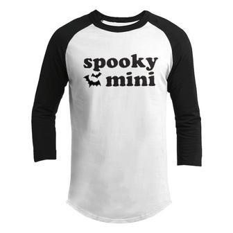 Spooky Mini Kid Halloween Present Youth Raglan Shirt - Seseable