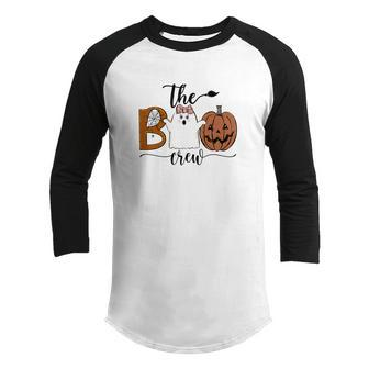 The Boo Crew Baby Cute Halloween Youth Raglan Shirt - Seseable