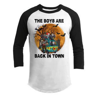 The Boys Are Back In Town Youth Raglan Shirt - Thegiftio UK