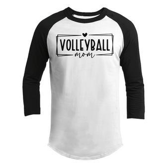 Volleyball Game Day Vibes Volleyball Mom Mothers Day Youth Raglan Shirt - Thegiftio UK
