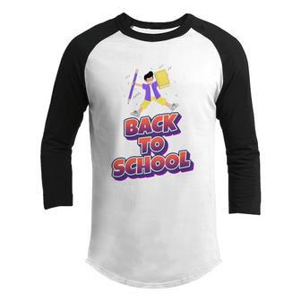 Back To School Tshirtback To School Shirt Graphic Design Printed Casual Daily Basic Youth Raglan Shirt - Thegiftio UK