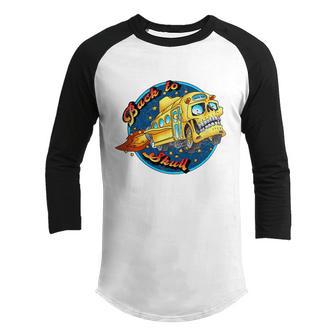 Back To School Tshirtback To Skull Graphic Design Printed Casual Daily Basic Youth Raglan Shirt - Thegiftio UK