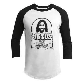Jesus Christian Is My Homeboy Funny God Youth Raglan Shirt - Thegiftio UK