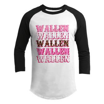 Wallen Bullhead Tee Cowboy Wallen Graphic Tee Trending Youth Raglan Shirt - Thegiftio UK
