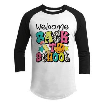 Welcome Back To School V2 Youth Raglan Shirt - Thegiftio UK