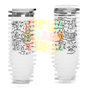 Back To School Fifth Grade Vibes Student Teacher Women Kids Wine Tumbler - Thegiftio