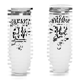 Back To School Kindergarten Crew Teachers Student Women Wine Tumbler - Thegiftio