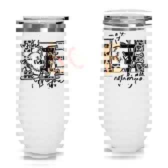 Baseball Mom Leopard For The Love Of The Game Baseball Wine Tumbler - Thegiftio UK