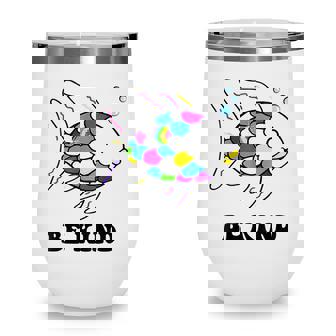 Be Kind Rainbow Fish Teacher Life Teaching Back To School Wine Tumbler - Thegiftio