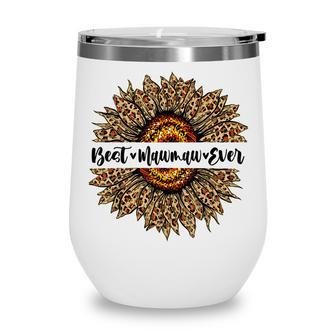 Best Mawmaw Ever Sunflower Mawmaw Mothers Day Gifts Wine Tumbler - Thegiftio UK
