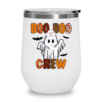 Boo Boo Crew Funny Cute Halloween Nurse Gifts Wine Tumbler - Seseable