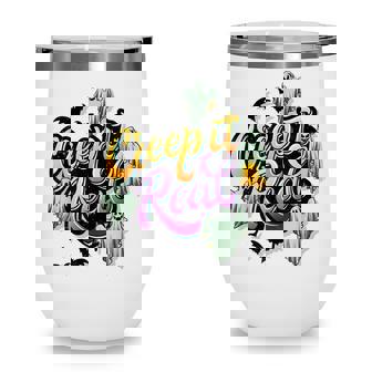 Creep It Real Halloween Men Women Spooky Wine Tumbler - Thegiftio