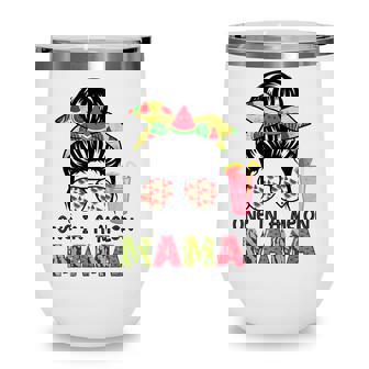 Cute In A Melon Mama Messy Bun Watermelon Summer Wine Tumbler - Thegiftio UK