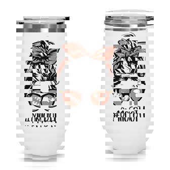 Game Day Retro Cheer Mom Football Son Cheerleading Daugher Wine Tumbler - Thegiftio UK