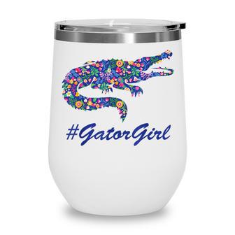 Gator Girl Alligator Kids Women Crocodile Wine Tumbler - Thegiftio UK