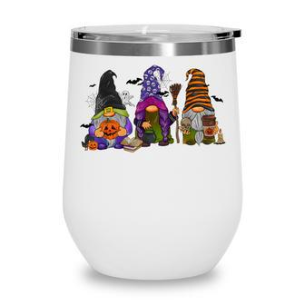 Gnomes Halloween Costumes For Women Funny Outfits Matching Wine Tumbler - Thegiftio UK