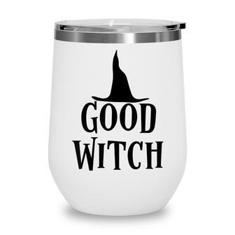 Good Witch Halloween Design Wine Tumbler - Seseable