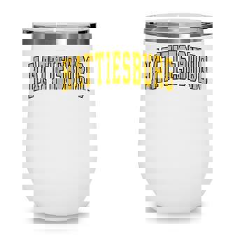 Hattiesburg Mississippi Ms Vintage Athletic Sports Wine Tumbler - Thegiftio