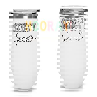 Hooray Specials Teacher Specials Squad Back To School Wine Tumbler - Thegiftio