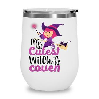 Im The Cutest Witch - Funny Halloween Costume Gift Wine Tumbler - Seseable