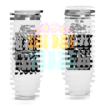 International Dot Day Groovy Dot Day Vibes Women Kids Boys Wine Tumbler - Thegiftio
