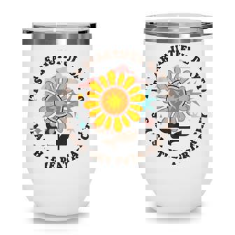 Its A Beautiful Day To Smash The Patriarchy Retro Feminism Wine Tumbler - Thegiftio UK