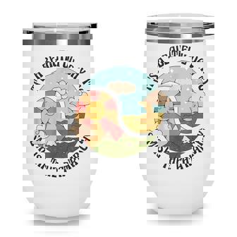 Its A Beautiful Day To Smash The Patriarchy Retro Feminism Wine Tumbler - Thegiftio UK