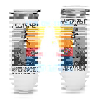 Its Ok To Be Different Just Be Kind Kindness - Pitbull Dog Wine Tumbler - Thegiftio