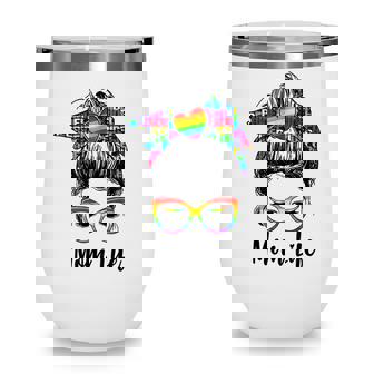 Mom-Life Mothers Day Gay Pride Lgbt-Q Ally Proud Mama Mommy Wine Tumbler - Thegiftio