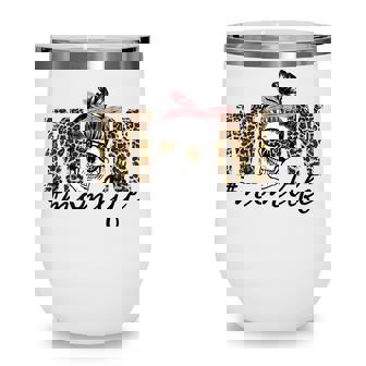 Mom Life Skull Leopard Bandana Sunglasses Wine Tumbler - Thegiftio