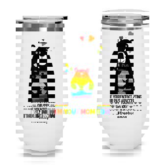 Parents Accepting Im Your Mom Now Bear Hug Lgbtq Gay Pride Wine Tumbler - Thegiftio
