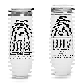 Rainbow Doula Mode All Day Every Day Funny Doula Mothers Day Wine Tumbler - Thegiftio