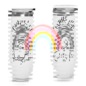They Fight I Fight Oncology Team Oncologist Oncology Nurse Wine Tumbler - Thegiftio UK