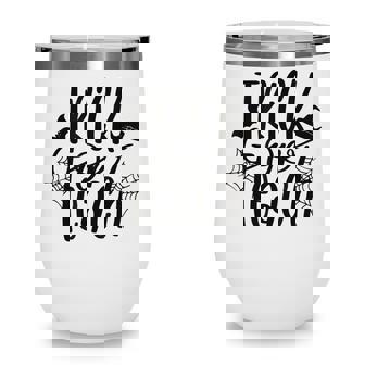 Trick Or Teach Funny Halloween Teacher Wine Tumbler - Thegiftio