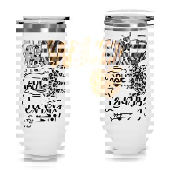 Wild About Learning Teacher Back To School Teaching Women Wine Tumbler - Thegiftio
